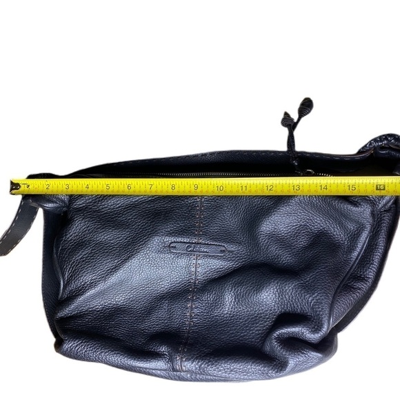 Cole Haan Western Stitch Leather Buckle Hobo Hand Bag TT22 - Picture 10 of 12